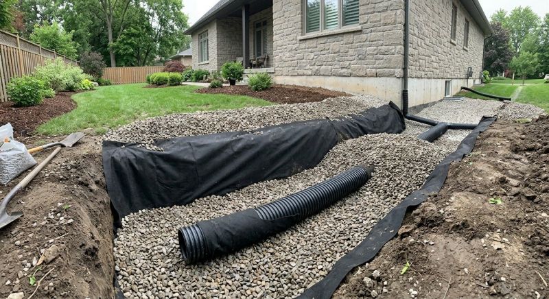 French Drain Installation in Tuscaloosa, AL