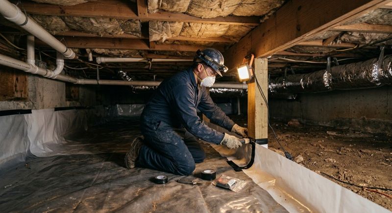 Crawl Space Leveling in Tampa, FL