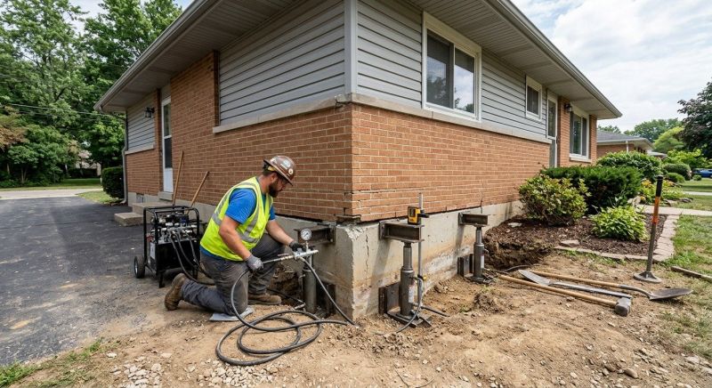 Foundation Pier Leveling in Tampa, FL