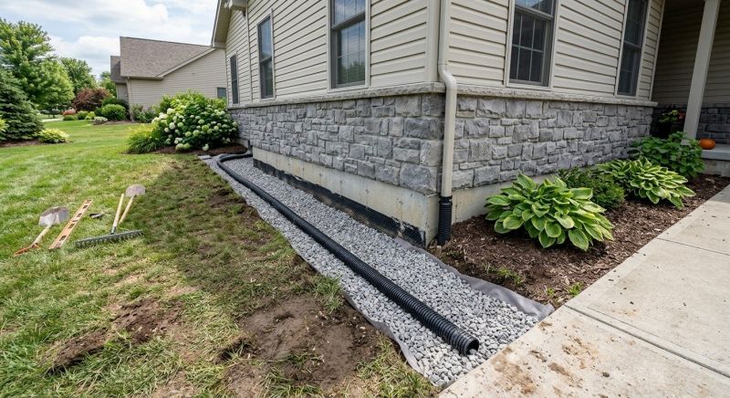 French Drain Clearing in Tuscaloosa, AL