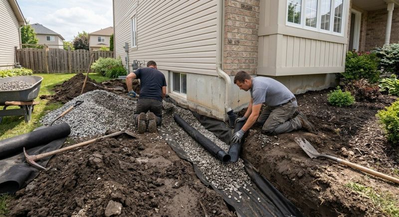 French Drain Installation in Birmingham, AL