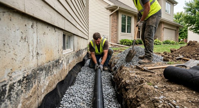 French Drain Installation in Birmingham, AL