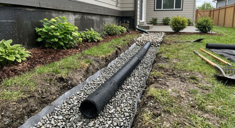French Drain Replacement in Tuscaloosa, AL