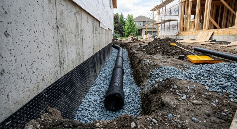 Perimeter Drain Construction in Tuscaloosa, AL