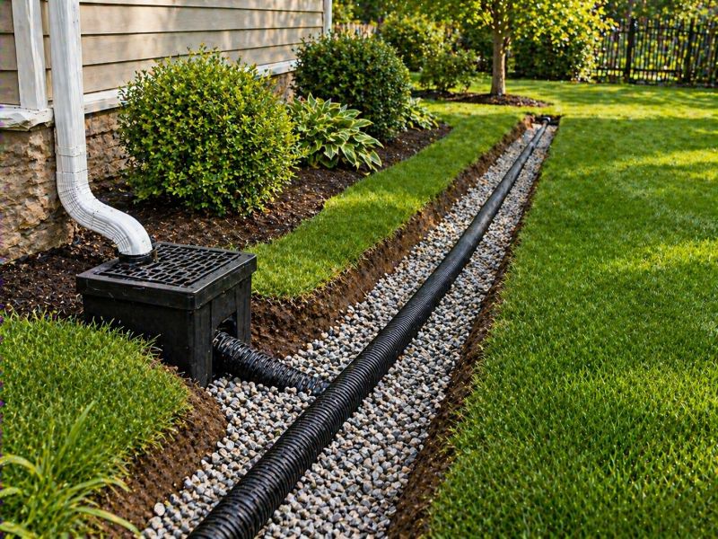 Residential Landscape Drainage in Tuscaloosa, AL