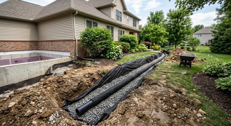 Retaining Wall Drainage in Tuscaloosa, AL