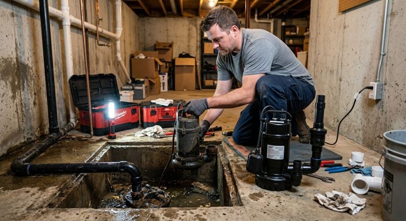 Sump Pump Plumbing in Des Moines, IA
