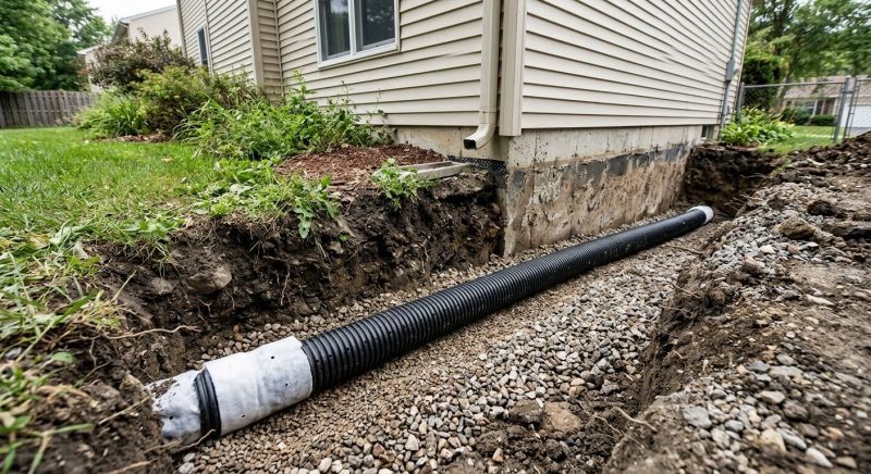 Underground Drain Installation in Birmingham, AL