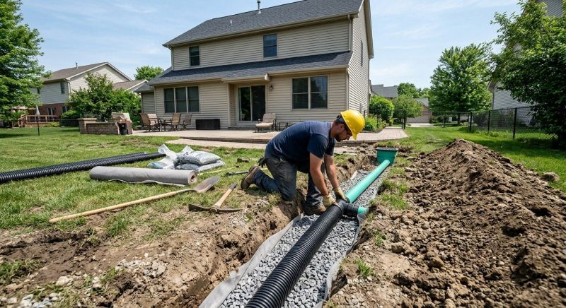 Yard Drainage Improvement in Birmingham, AL
